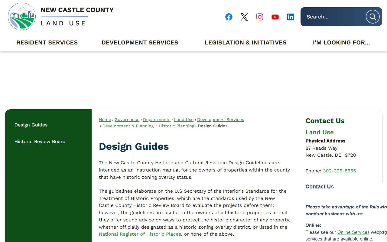 New Castle County FOIA page for police blotter records